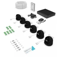 8.0Mpx IP kamerový systém PROFI 6xDOME PRD38 PLUS ANTRACIT