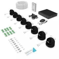 5.0Mpx IP kamerový systém PROFI 8xDOME PRD35 ANTRACIT