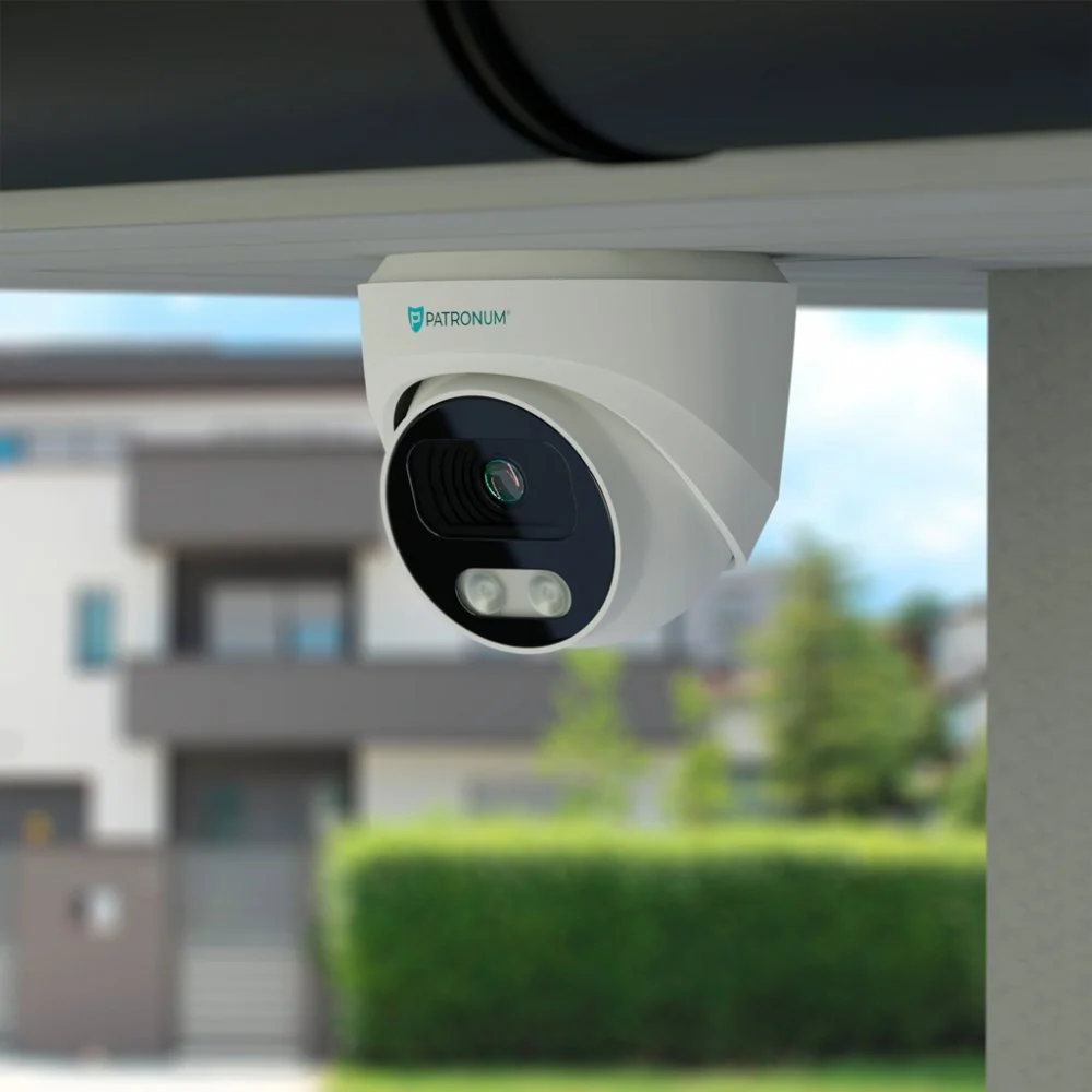 DOME bezpečnostní kamera PATRONUM® – polokulatý tvar odolný vandalismu