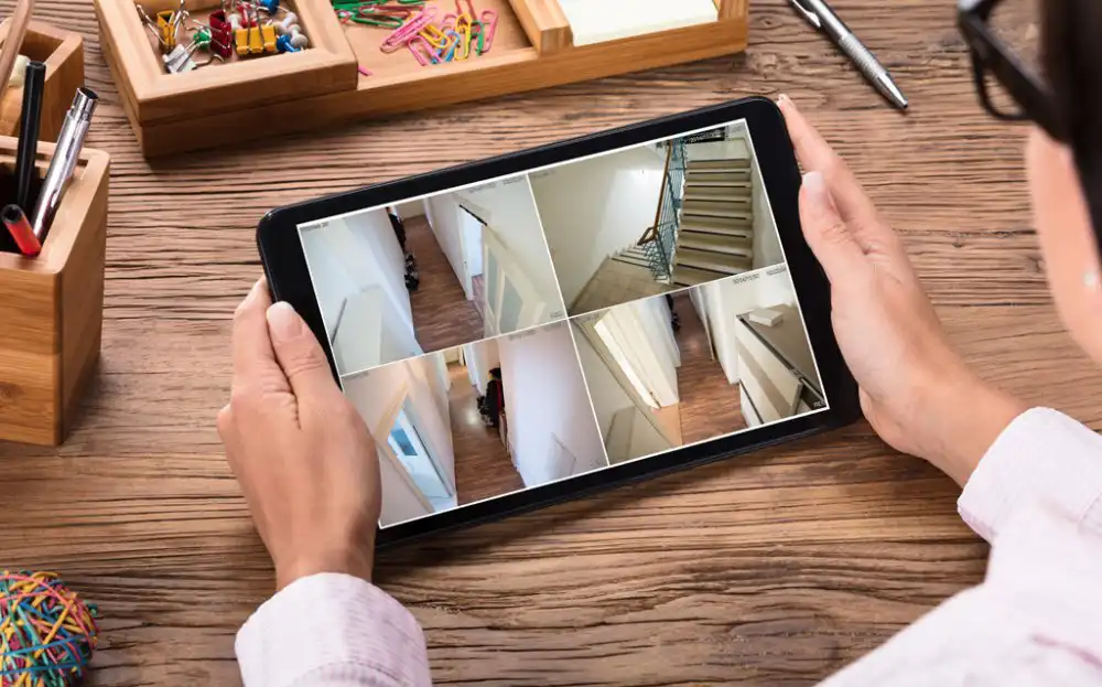 Vzdálený dohled kamerového systému PATRONUM® na tabletu přes aplikaci